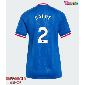 Manchester United Diogo Dalot #2 Udebanetrøje Dame 2026-27 Kort ærmer